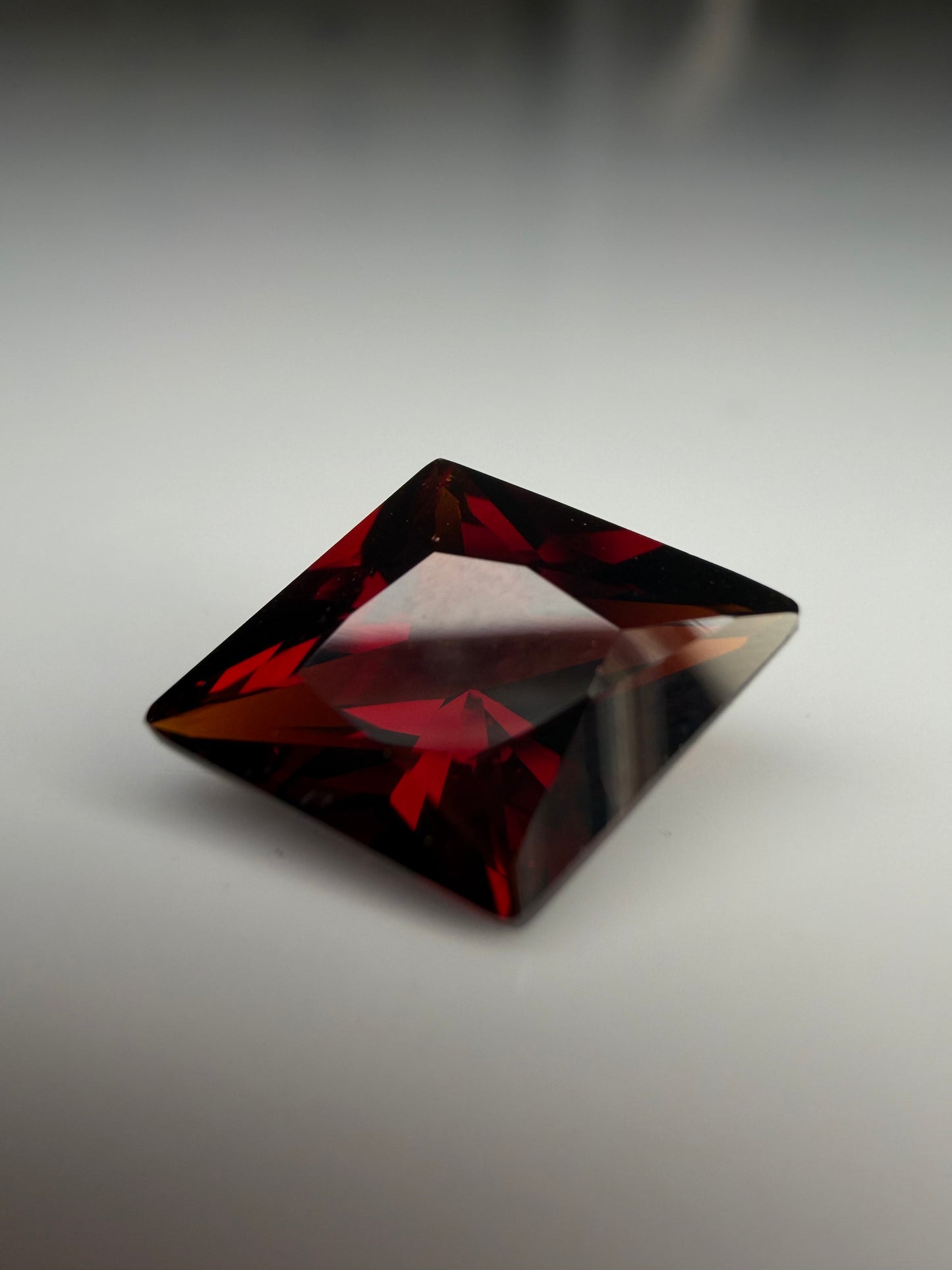 Kite Cut Deep Vivid Red Garnet 2.15ct