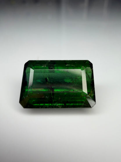 Emerald Cut Natural Green Tourmaline 10.20cts