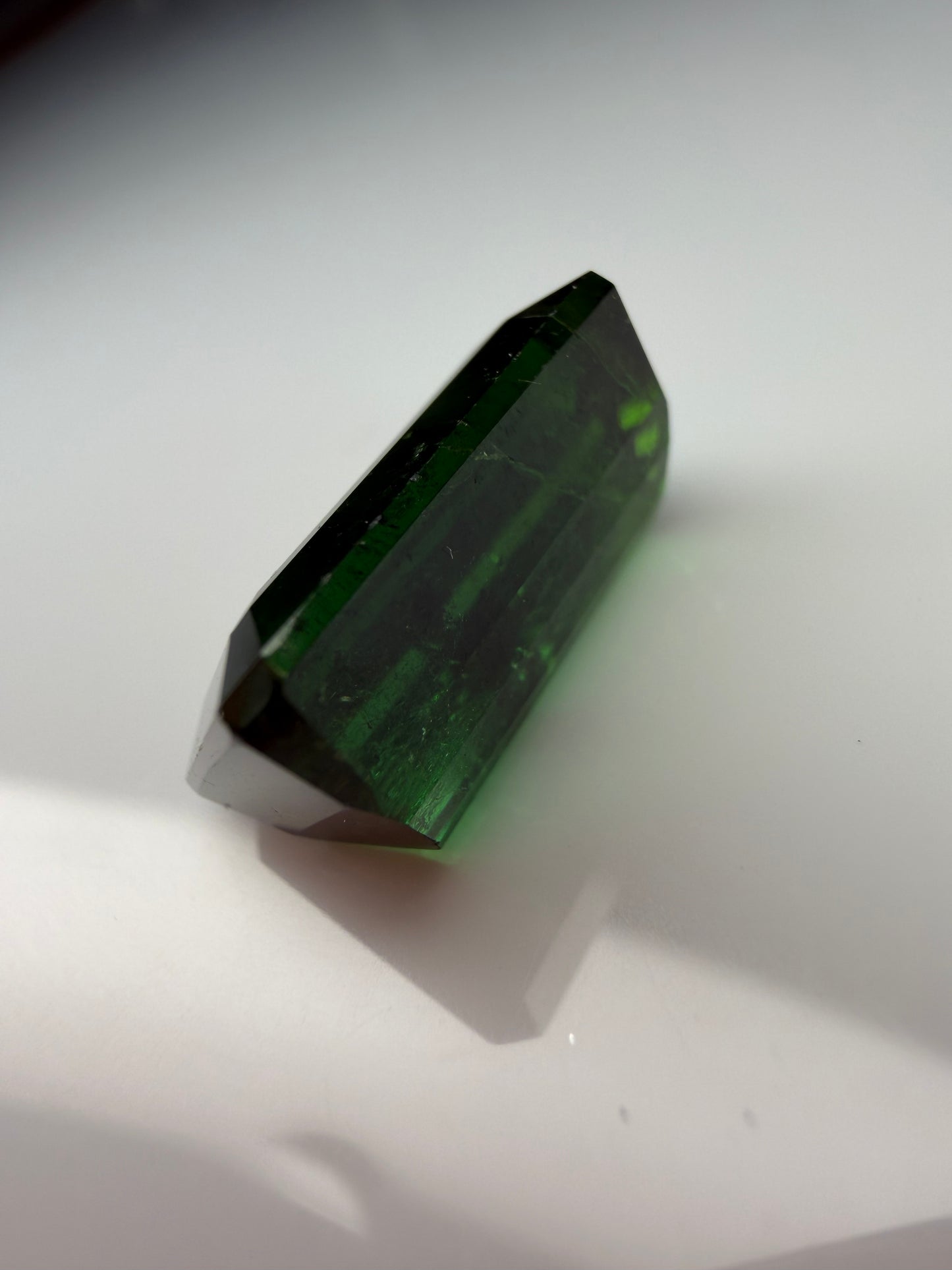 Emerald Cut Natural Green Tourmaline 10.20cts