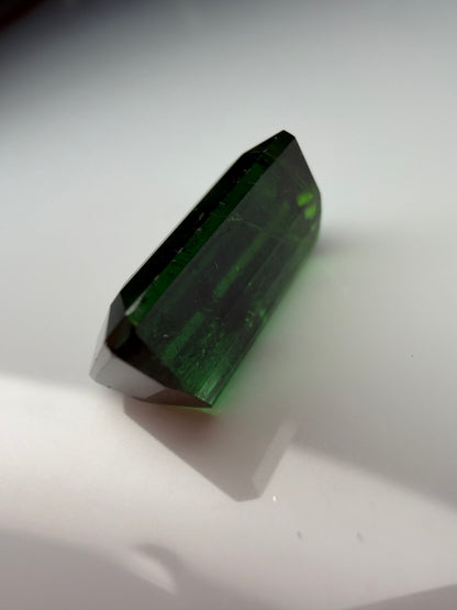 Emerald Cut Natural Green Tourmaline 10.20cts