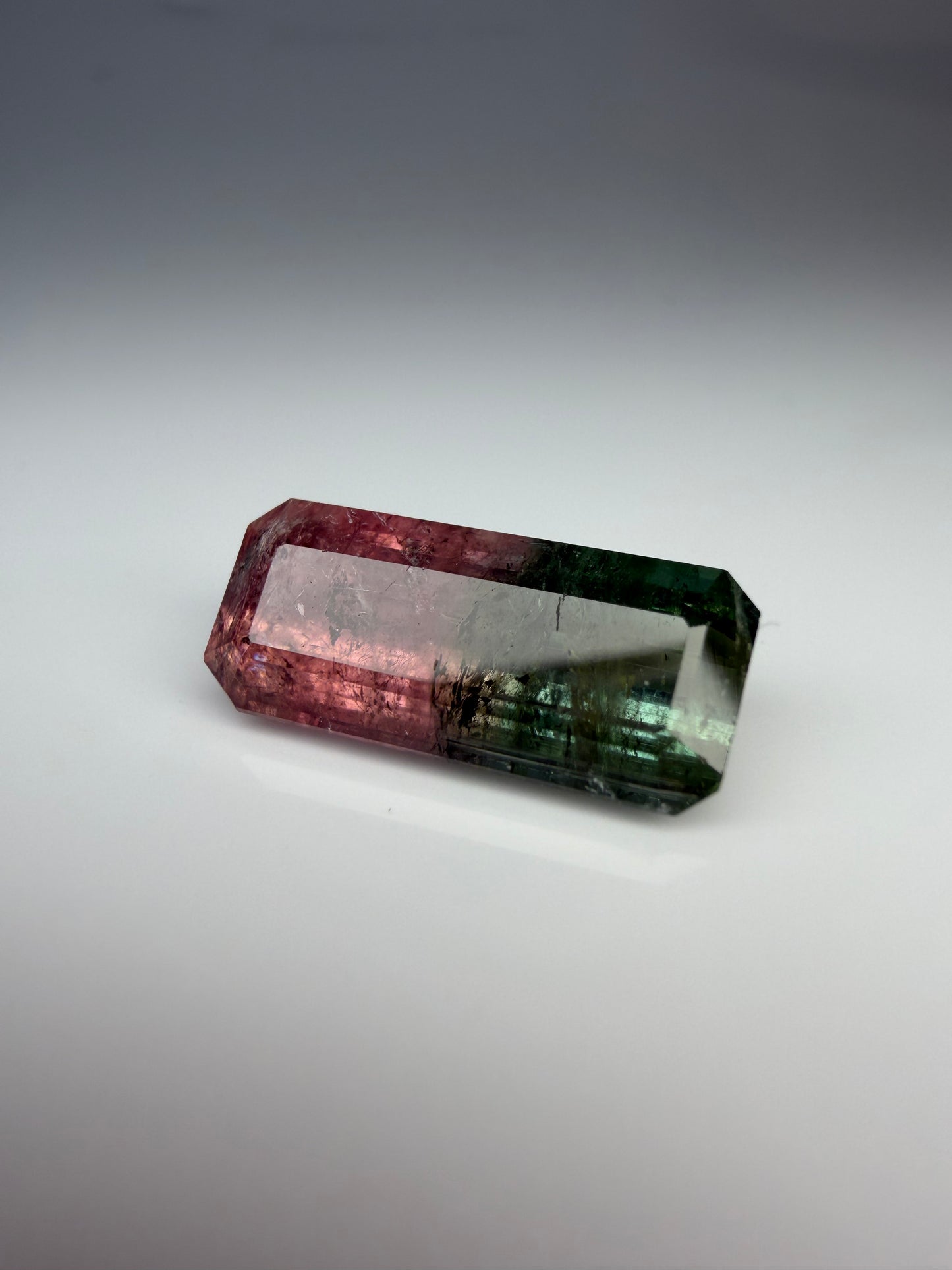 Large Emerald Cut Watermelon Tourmaline 3.90ct