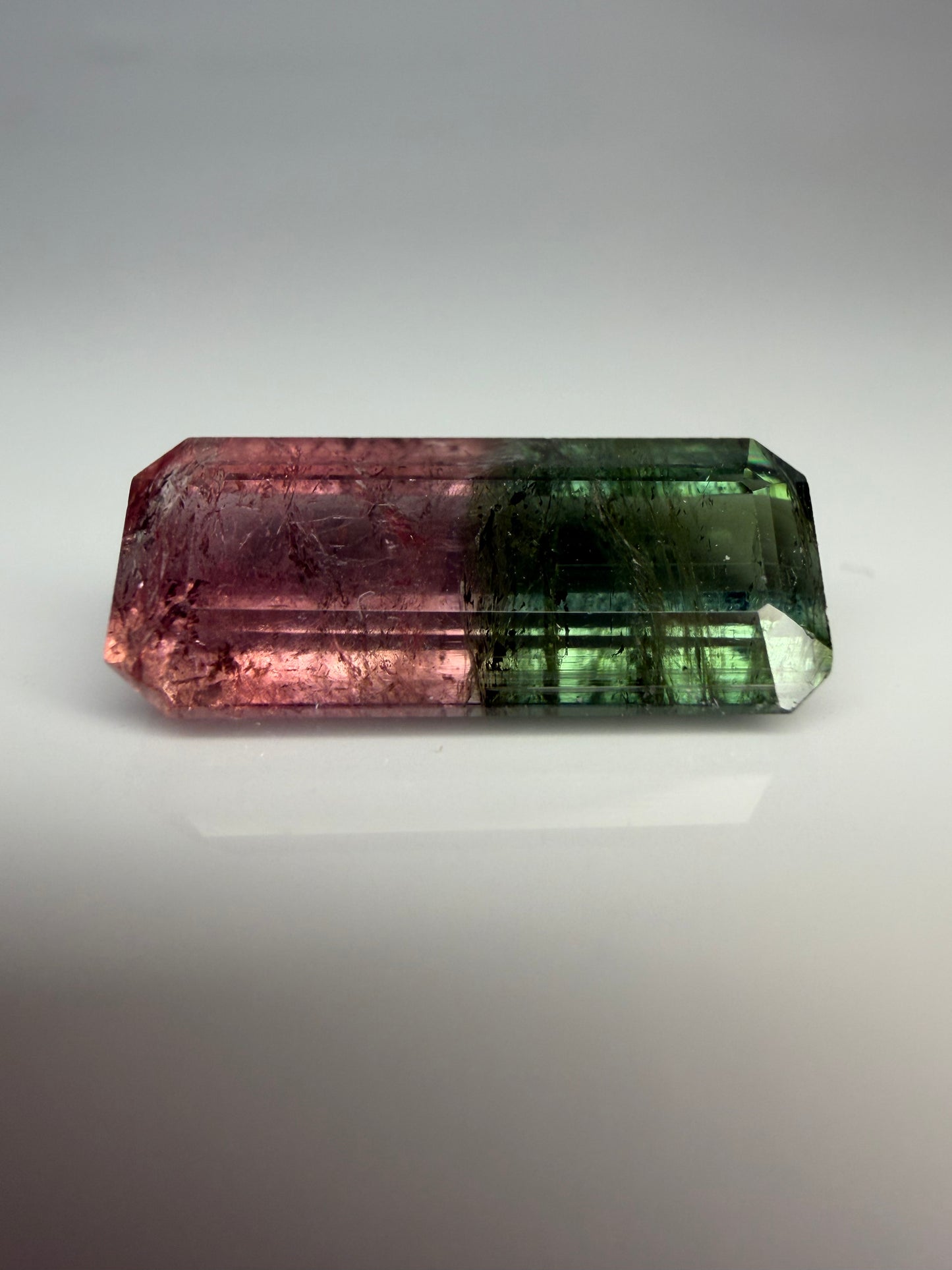 Large Emerald Cut Watermelon Tourmaline 3.90ct
