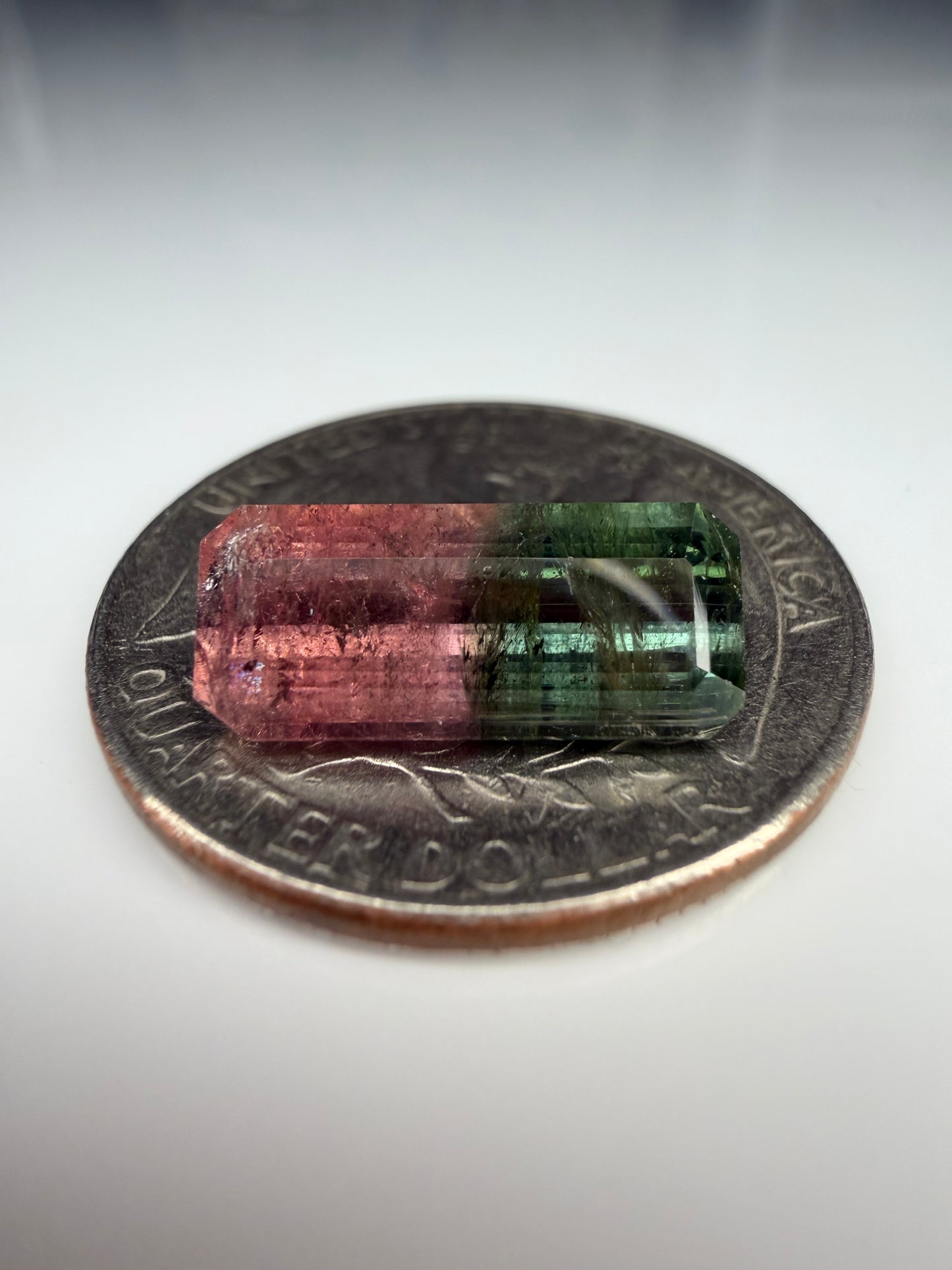 Large Emerald Cut Watermelon Tourmaline 3.90ct