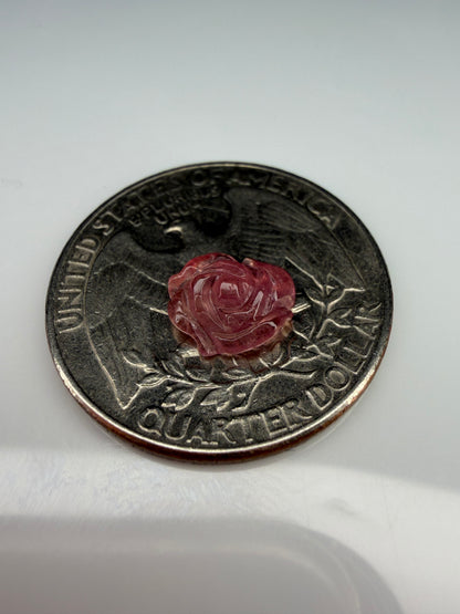 Rose Cut Pink Tourmaline 1.25ct