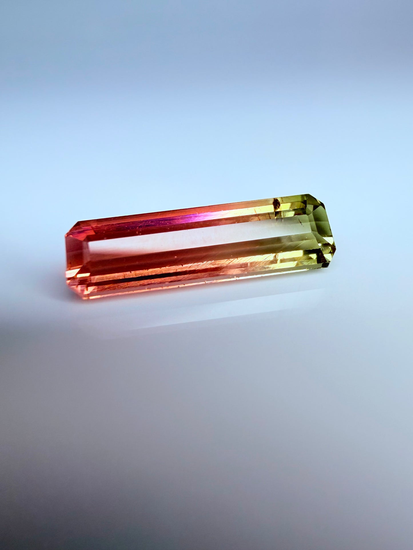 Emerald Cut Watermelon Tourmaline 0.95ct
