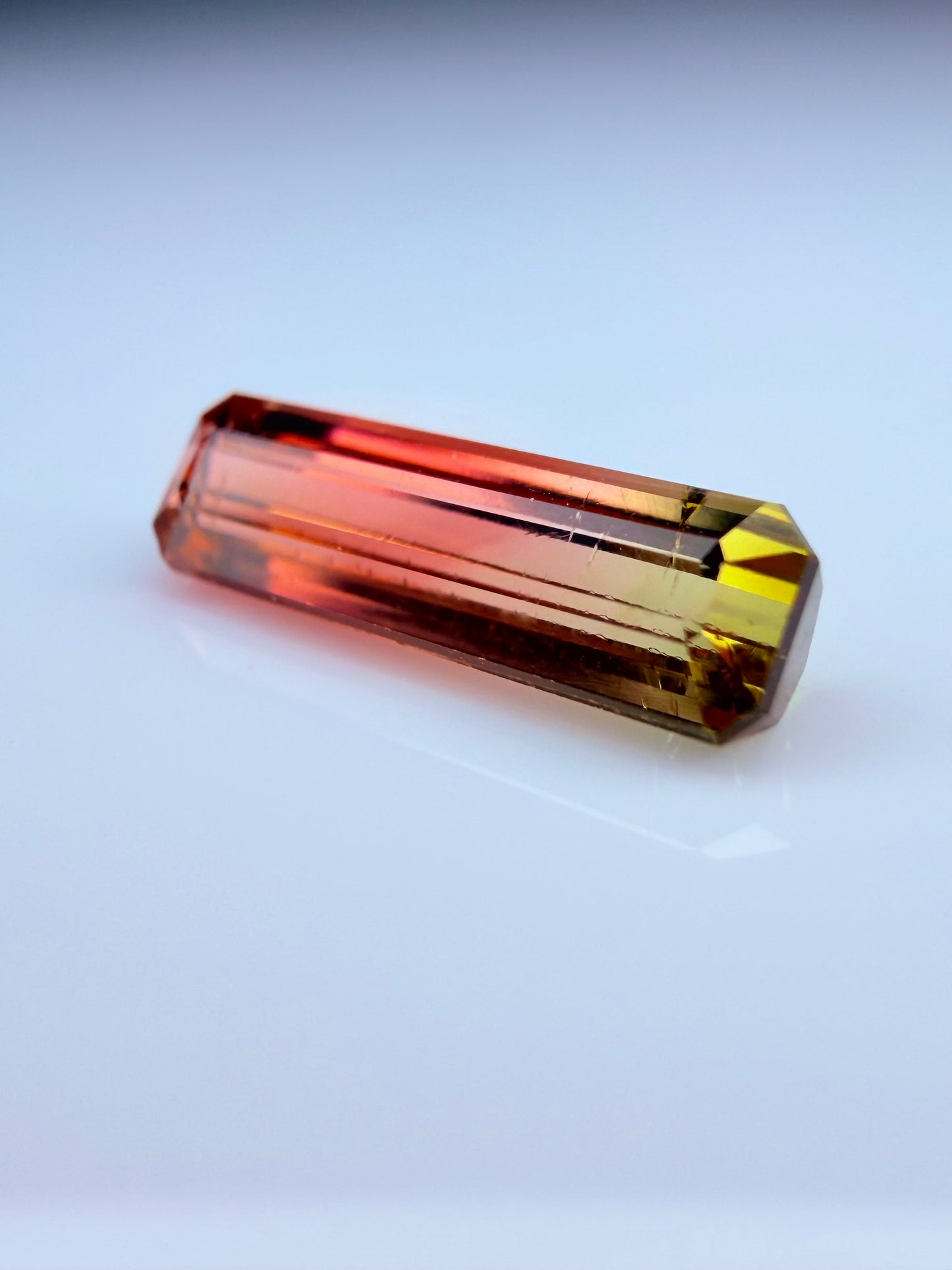 Emerald Cut Watermelon Tourmaline 0.95ct