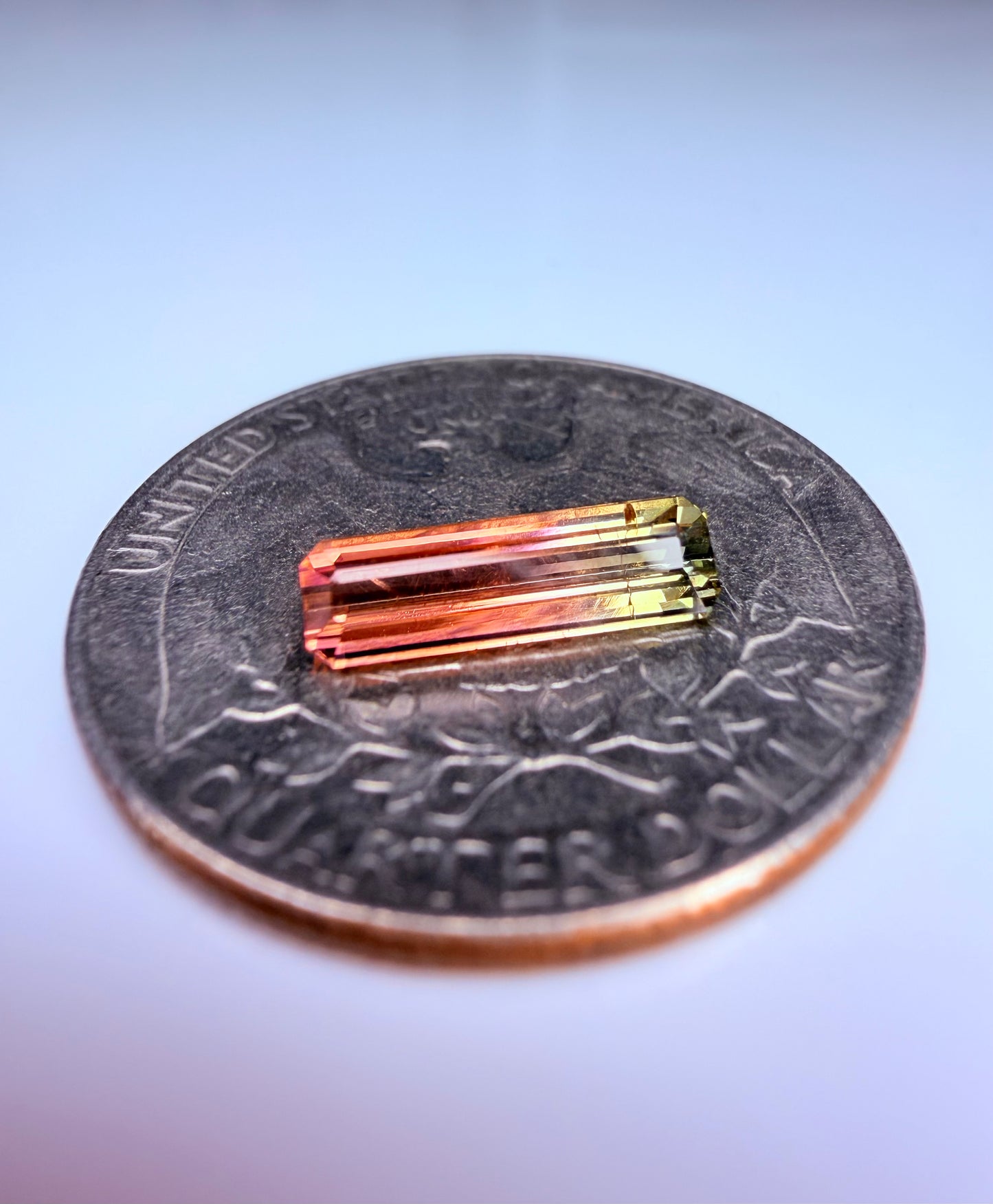 Emerald Cut Watermelon Tourmaline 0.95ct