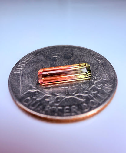Emerald Cut Watermelon Tourmaline 0.95ct