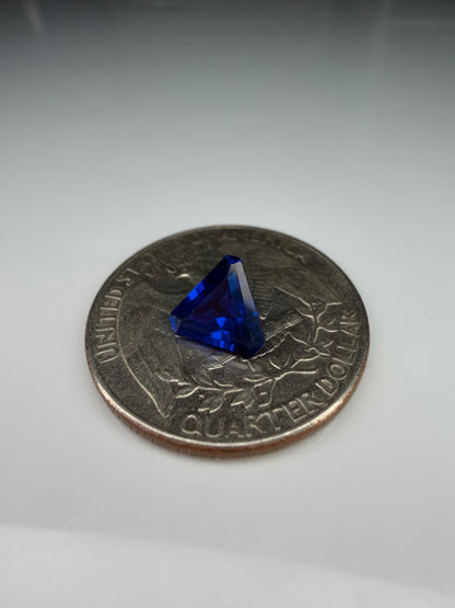 Triangle Cut Lab Grown Sapphire 1.10ct
