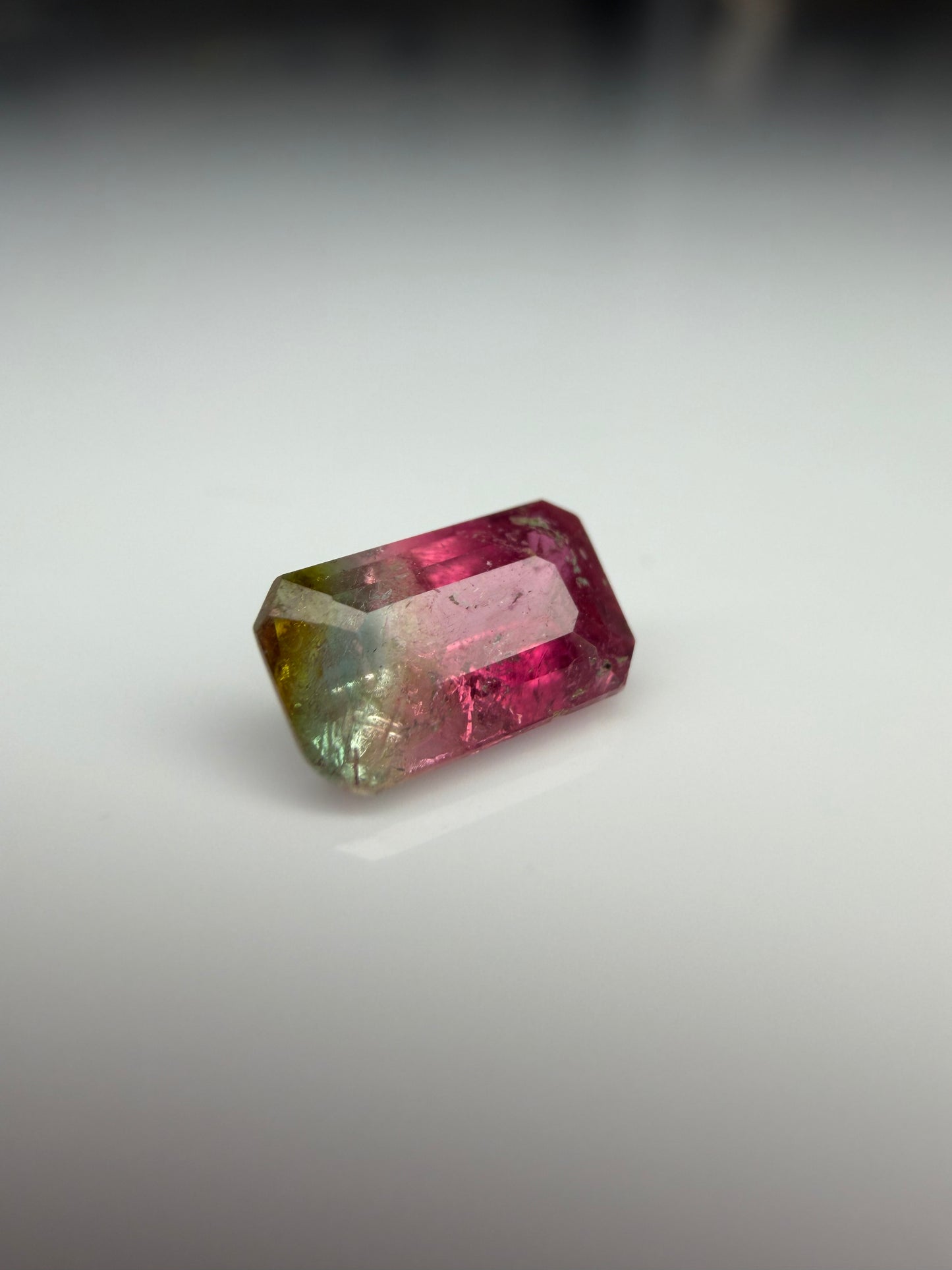 Tri Color Watermelon Tourmaline 0.50ct