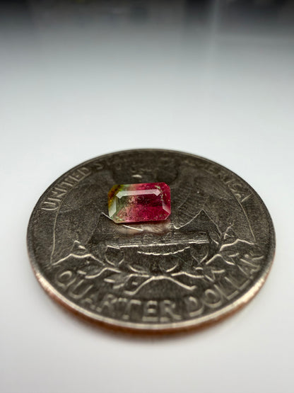 Tri Color Watermelon Tourmaline 0.50ct
